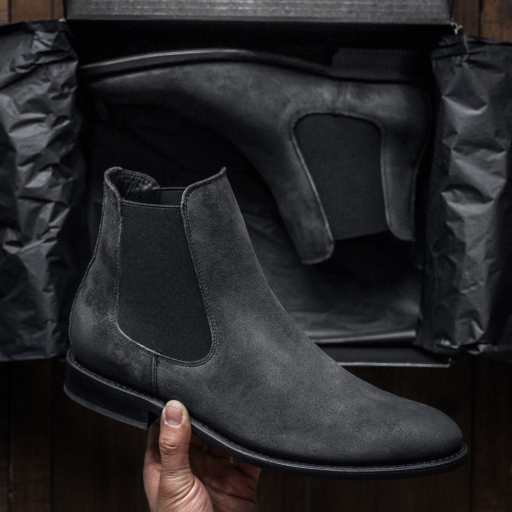 Cavalier Chelsea — Shadow Grey Suede