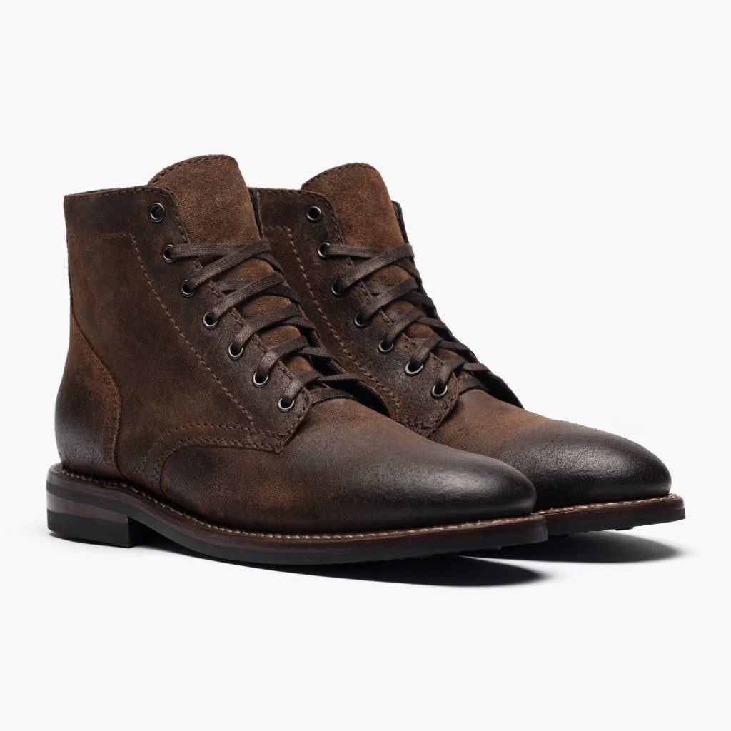 President Boot — Mocha Suede
