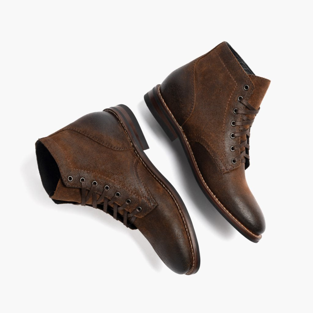 President Boot — Mocha Suede