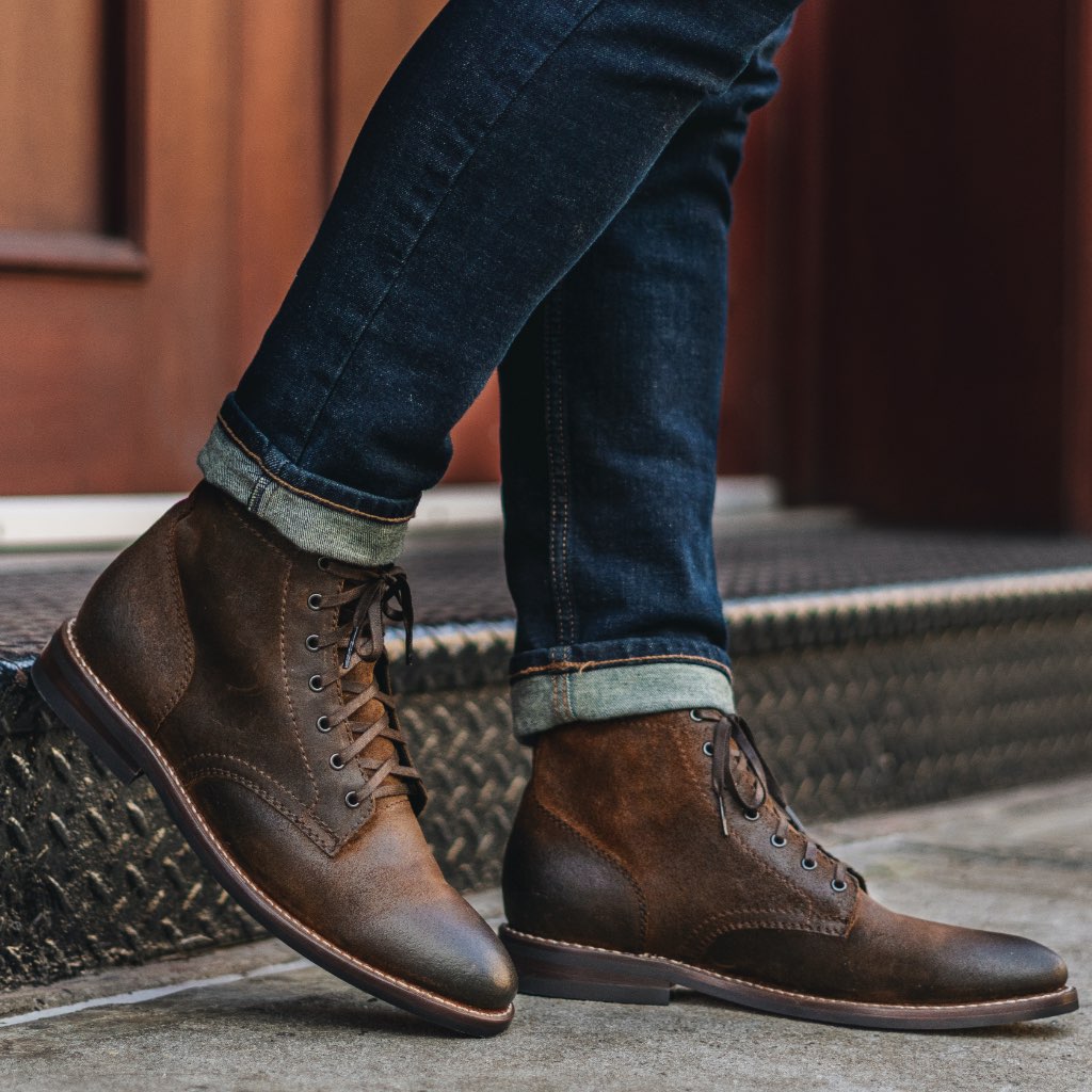 President Boot — Mocha Suede