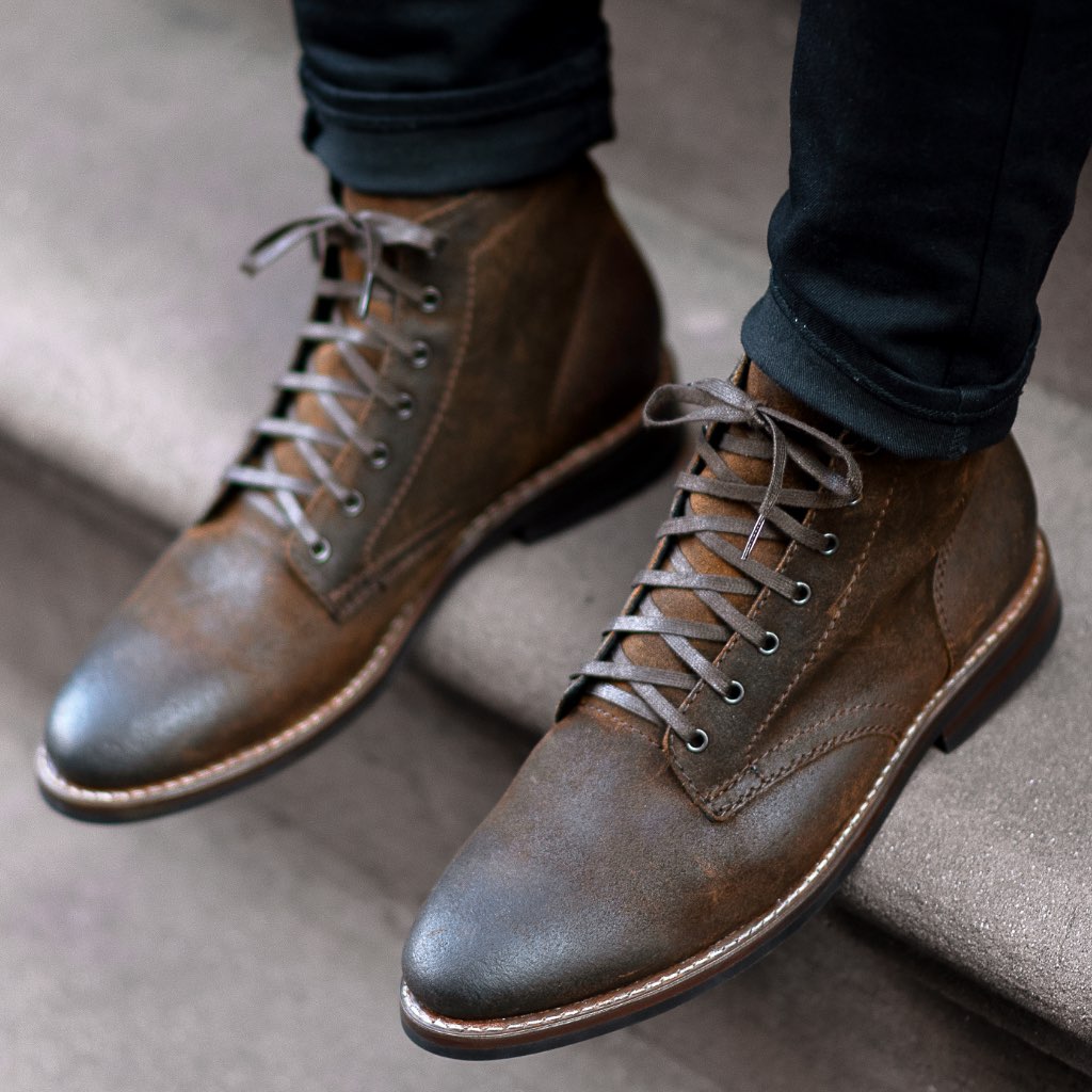 President Boot — Mocha Suede