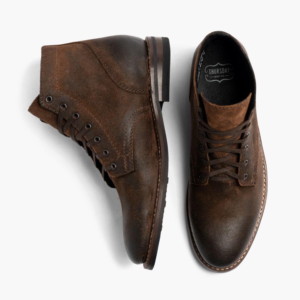 President Boot — Mocha Suede