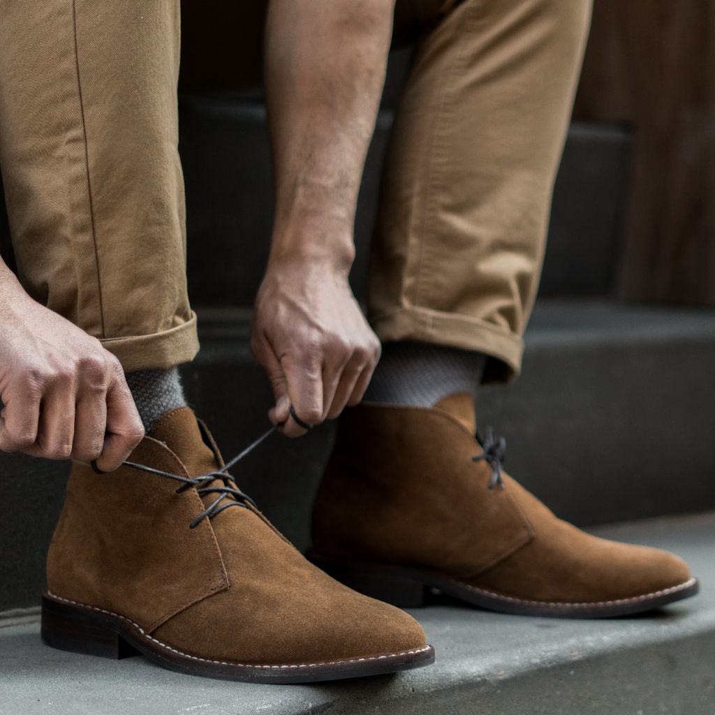Scout Chukka — Cognac Suede