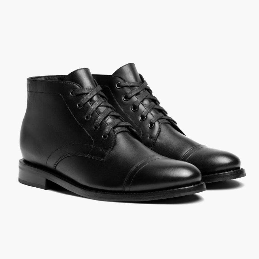 Cadet Cap-Toe Boot — Black